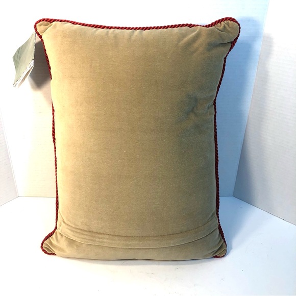 SALLY ECKMAN ROBERTS Christmas Holiday Pineapple Needlepoint Pillow - Picture 8 of 12